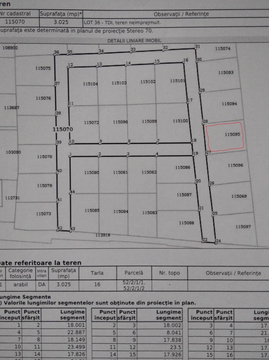 TEREN pentru casa 480 mp utili !  in Ostratu Corbeanca IF.