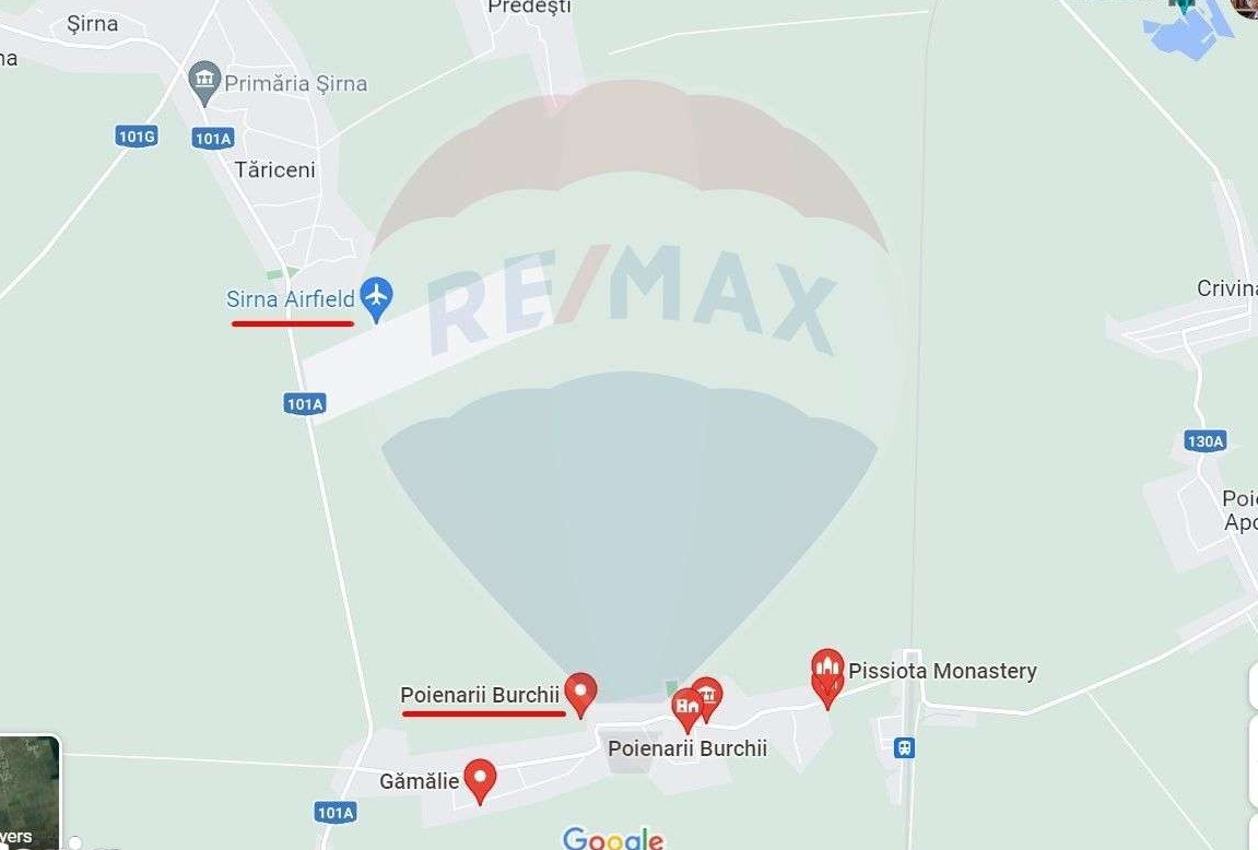 Teren Poienarii Burchii. 25.000 mp, extravilan., agricol.