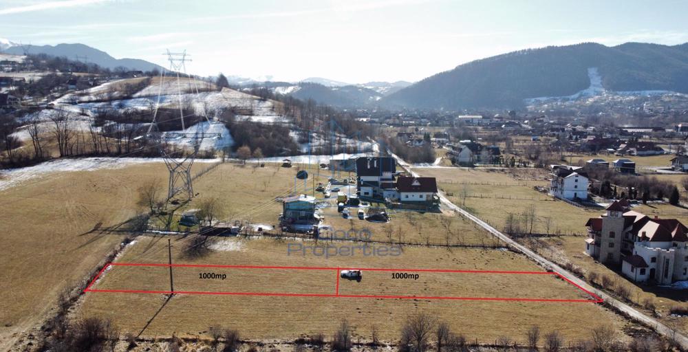 Terenuri intravilane 1000 mp in Bran, Jud. Brasov