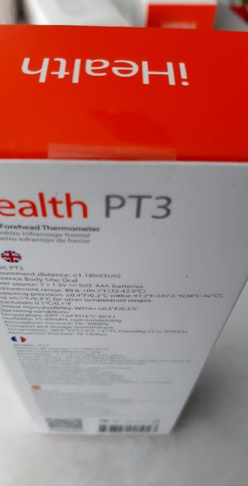 Termometru infrarosu no contact iHealth PT3 Nou Sigilat