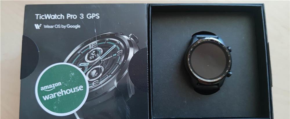 Ticwatch Pro 3 ,Dual display,Snapdragon Wear 4100,Google Pay cu NFC,GPS,IP68,nou,