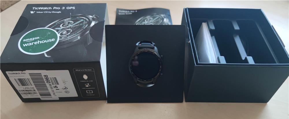 Ticwatch Pro 3 ,Dual display,Snapdragon Wear 4100,Google Pay cu NFC,GPS,IP68,nou,