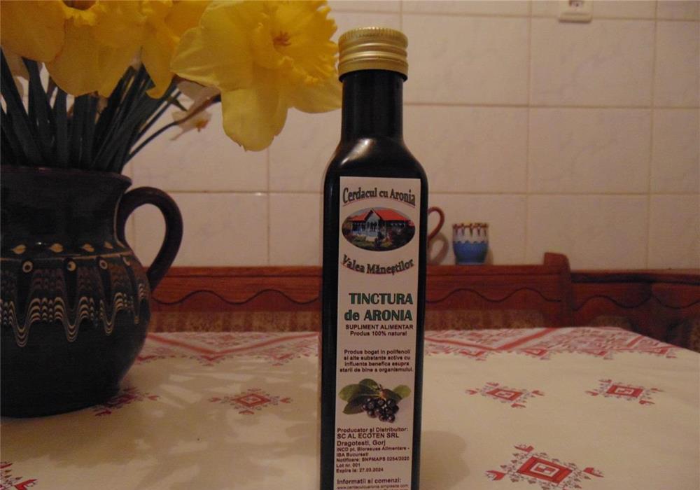 Tinctura de Aronia 250 ml - Cerdacul cu Aronia - judetul Gorj