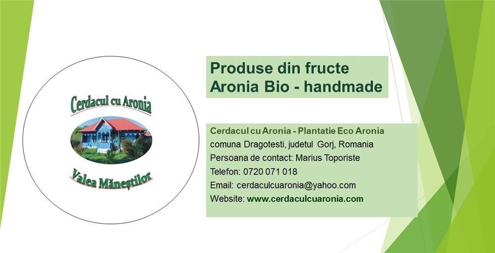 Tinctura de Aronia 250 ml - Cerdacul cu Aronia - judetul Gorj
