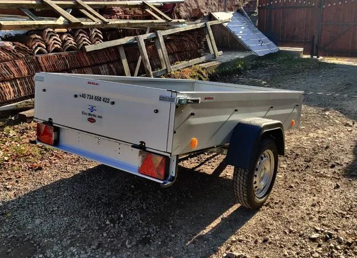 TPV remorca auto 750 kg,1 axa Böckmann 2412
