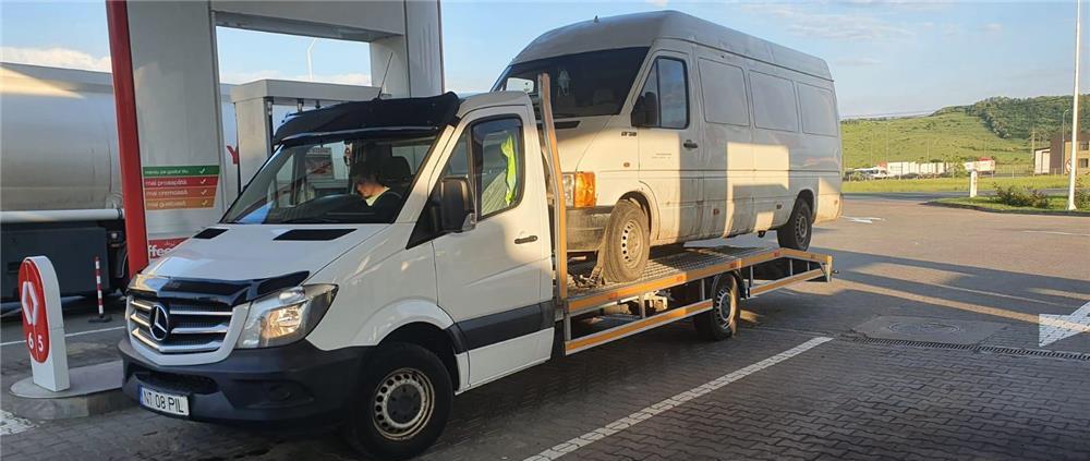 Tract ri auto/transport auto cu platform