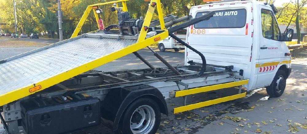 tractari auto cu autoplatforma hidraulica