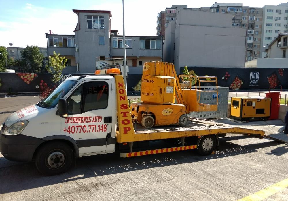Tractari Auto Dube Utilaje Pe Platforma