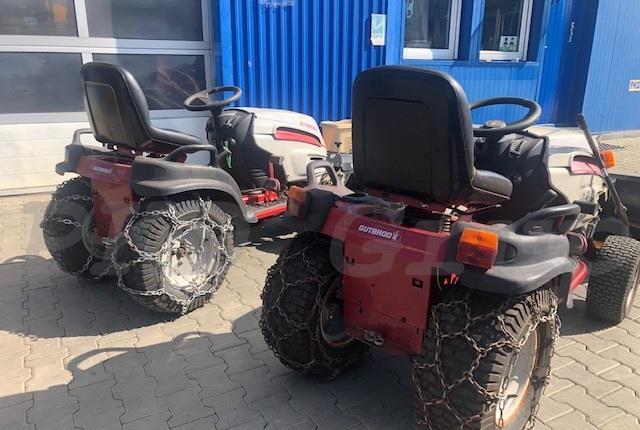 Tractoraș cu lamă de zăpadă si perie GUTBROD