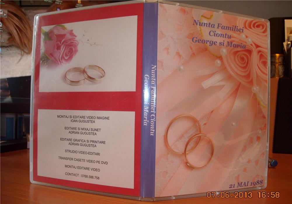 Transfer casete video pe dvd / 8 lei ora