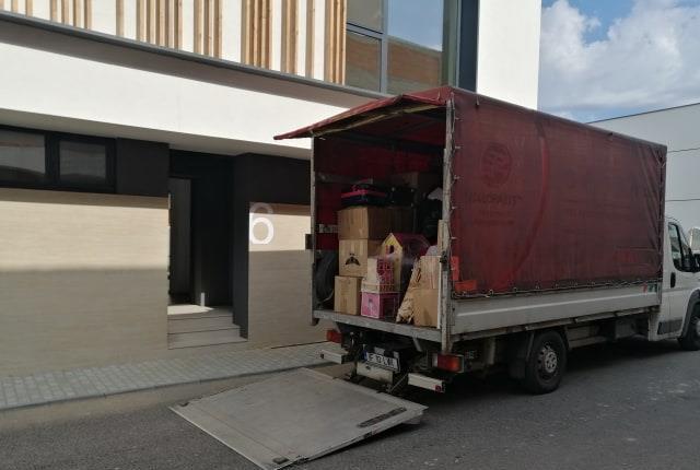 Transport cu duba 3.5 to cu lift hidraulic