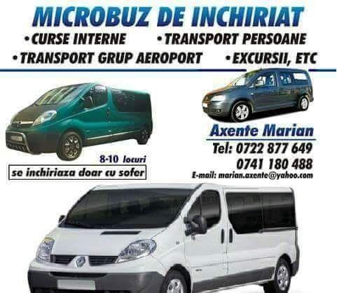 Transport Persoane & Rent a Car  în Regim Privat 24/24 H Galați.