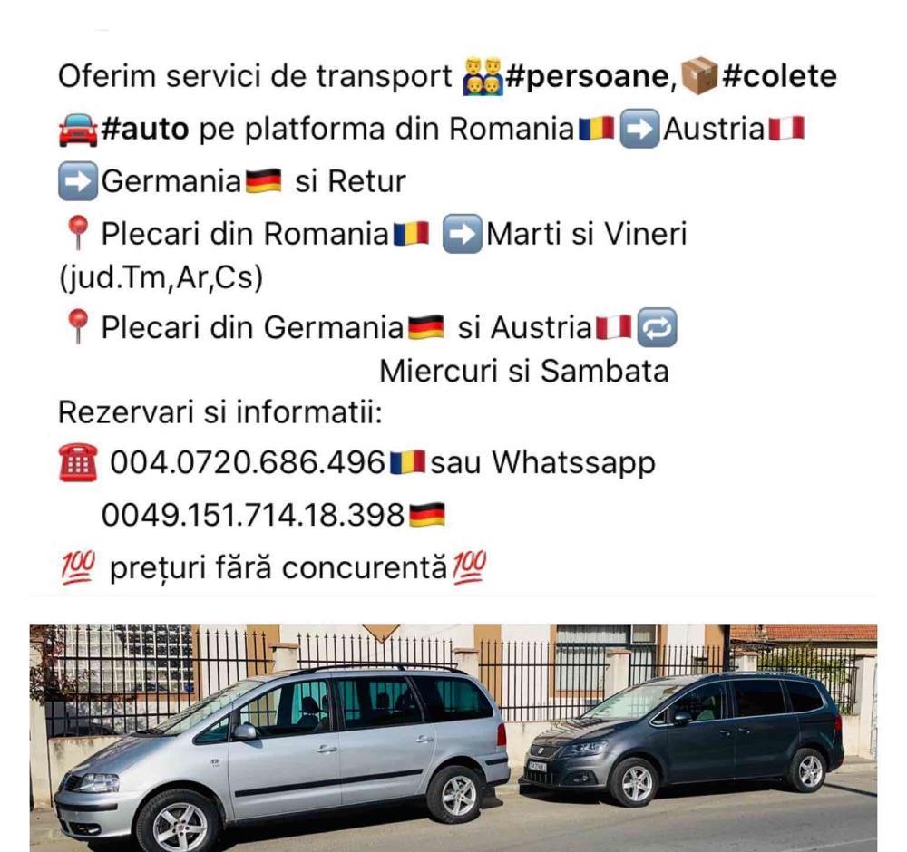 Transport Persoane Romania Germania