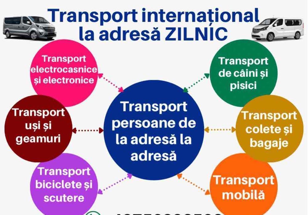 Transport persoane si colete Bucuresti - Austria la adresa ZILNIC