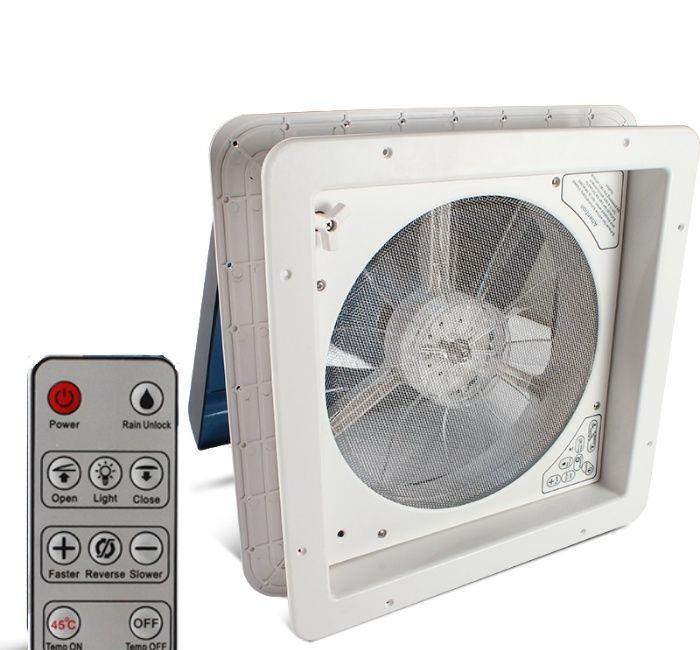 Trapa NOUA ventilator telecomanda 6 viteze IN-OUT rulota autorulota Garantie/Factura