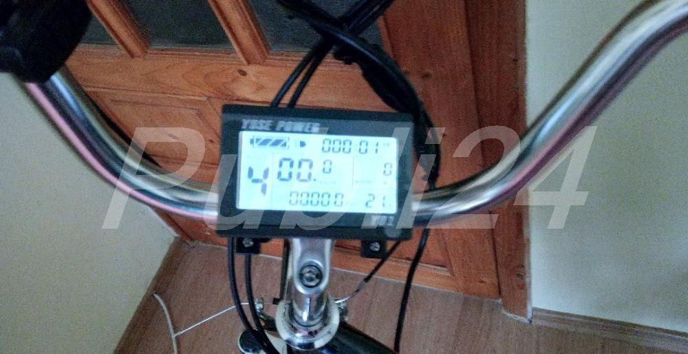 Tricicleta electrica adulti pliabila 24 toli 6 viteze tip shopper