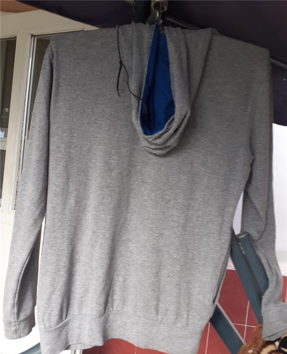 Tricou bărbaţi mânecă lungă, cu glugă