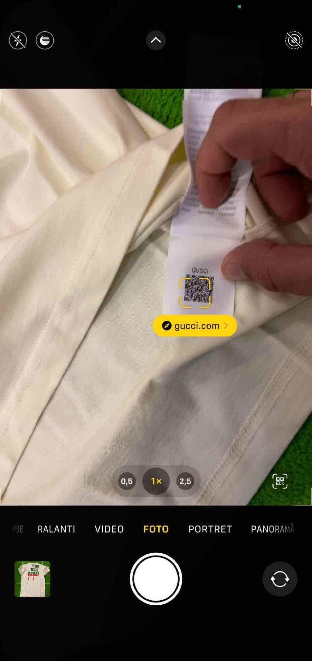 Tricou Gucci Bumbac 100% Calitate Premium Etichete si Cod QR Livrare cu verificare Fan Courier