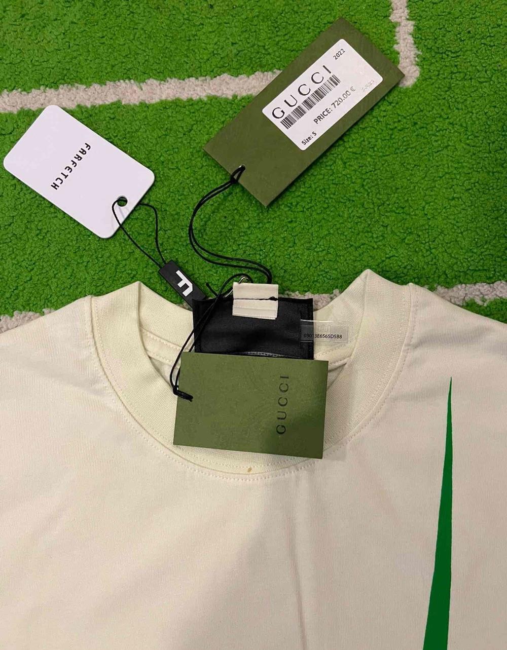 Tricou Gucci Bumbac 100% Calitate Premium Etichete si Cod QR Livrare cu verificare Fan Courier