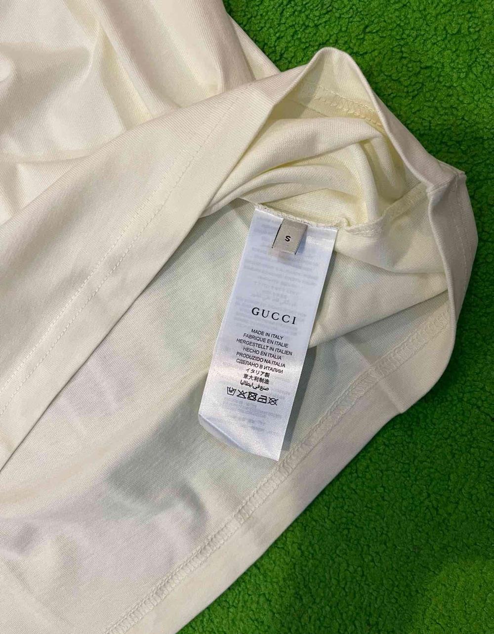 Tricou Gucci Bumbac 100% Calitate Premium Etichete si Cod QR Livrare cu verificare Fan Courier