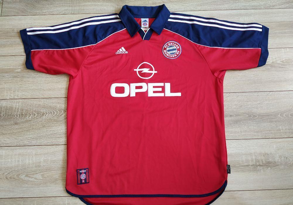 Tricou Vintage de Colectie Adidas FC Bayern München 1999-2001 mărimea XL