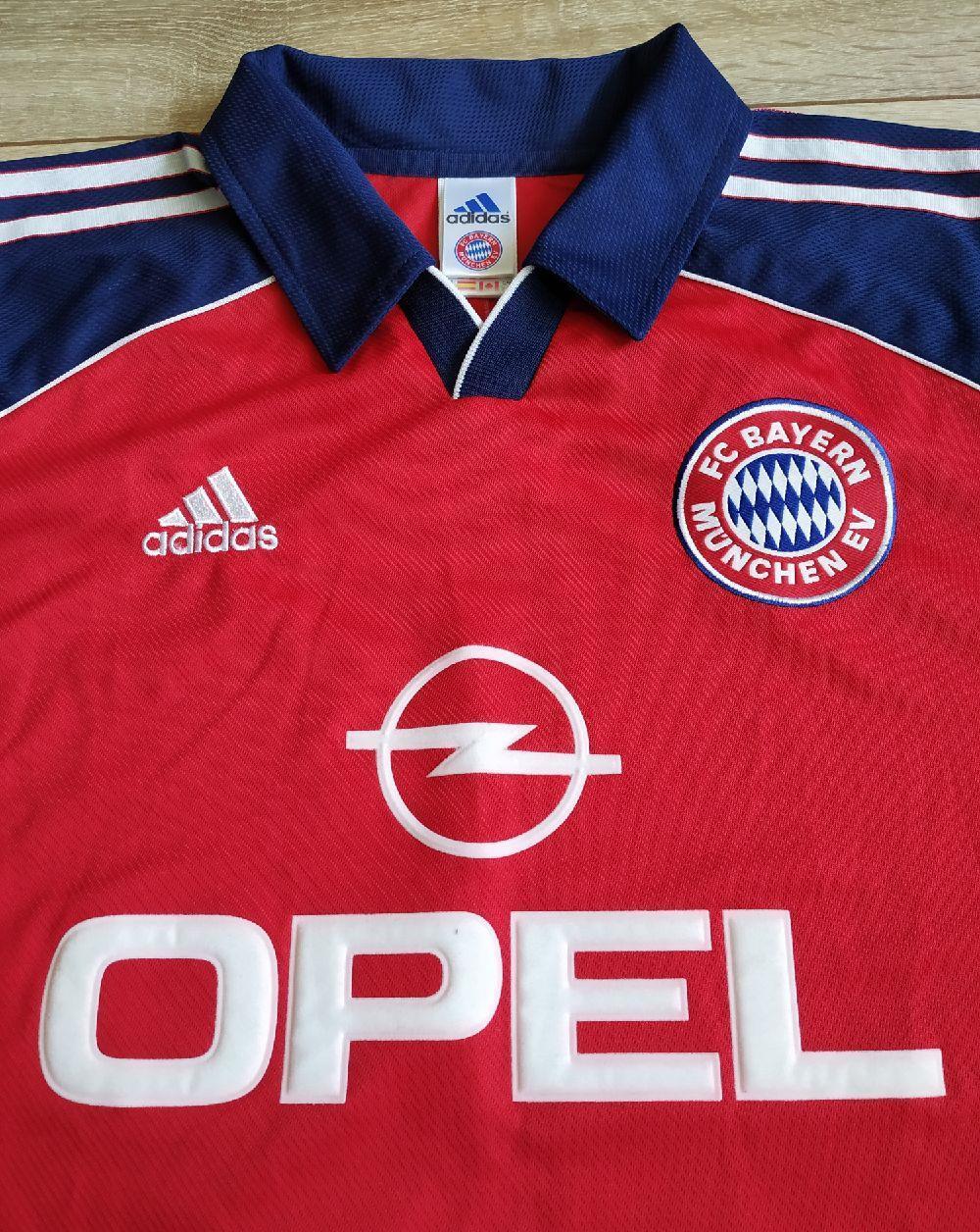 Tricou Vintage de Colectie Adidas FC Bayern München 1999-2001 mărimea XL