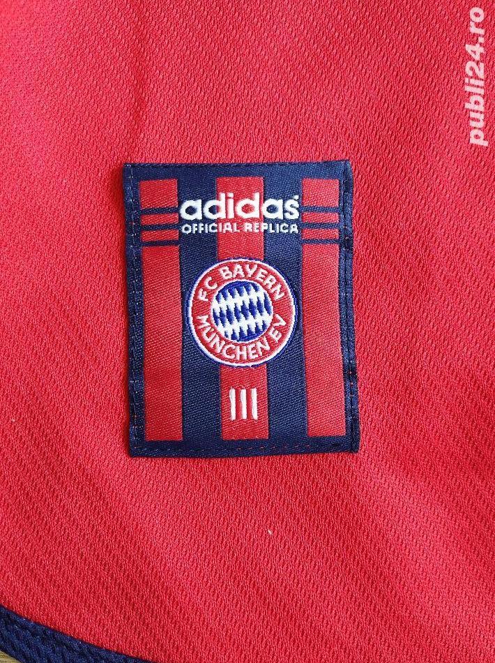 Tricou Vintage de Colectie Adidas FC Bayern München 1999-2001 mărimea XL
