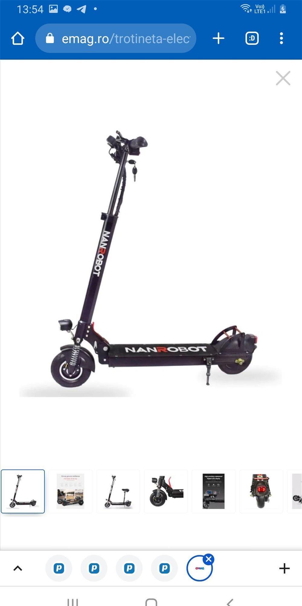 Trotinetă electrică nouă Nanrobot X4 40 km/h nu Xiaomi, joyor, Dualtron, Etwow