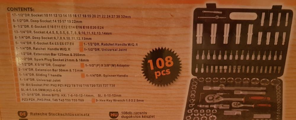 Trusa chei Moller 108 piese