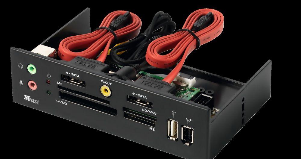 Trust 5.25" media connect bay cr-3600 usb extention