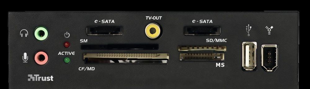 Trust 5.25" media connect bay cr-3600 usb extention