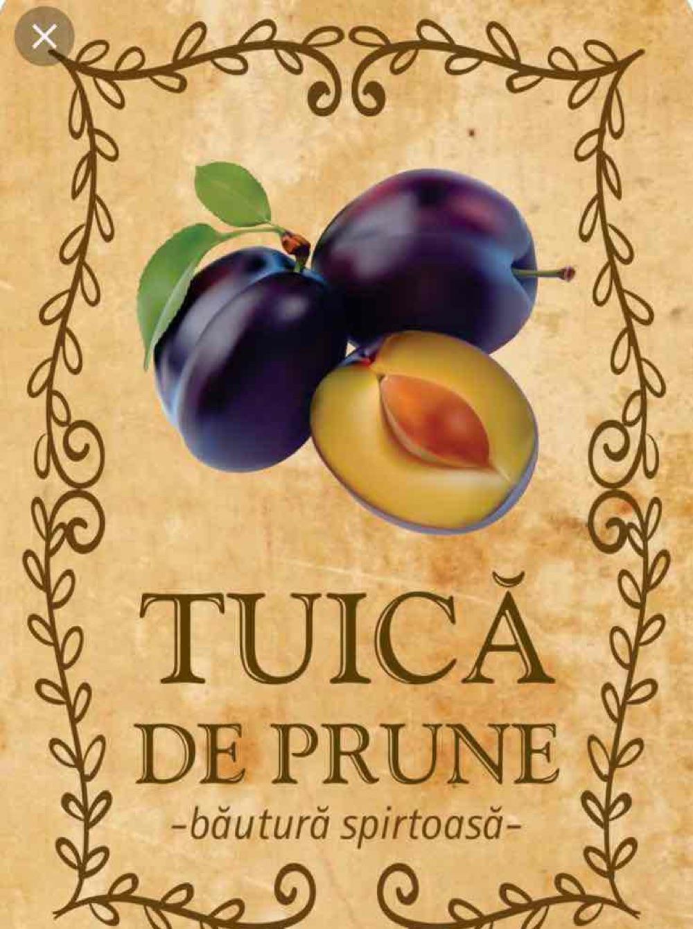 Tuica de prune naturala