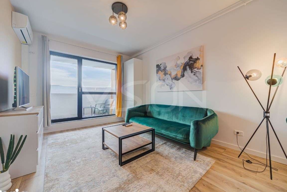 ⊰TUR VIRTUAL⊱2 camere | 41 m² | TOTUL NOU, AC, parcare, terasă | Wings