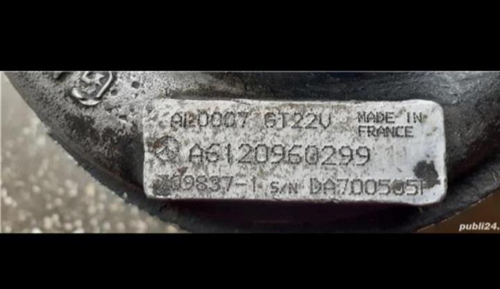 Turbina Mercedes ml 270 cdi