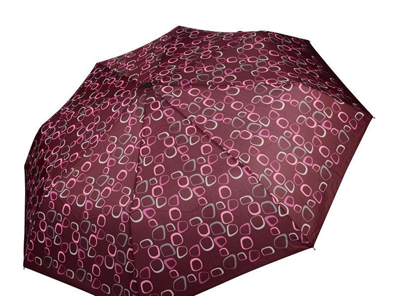 Umbrela de dama bordo/grena-pliabila manual- mini