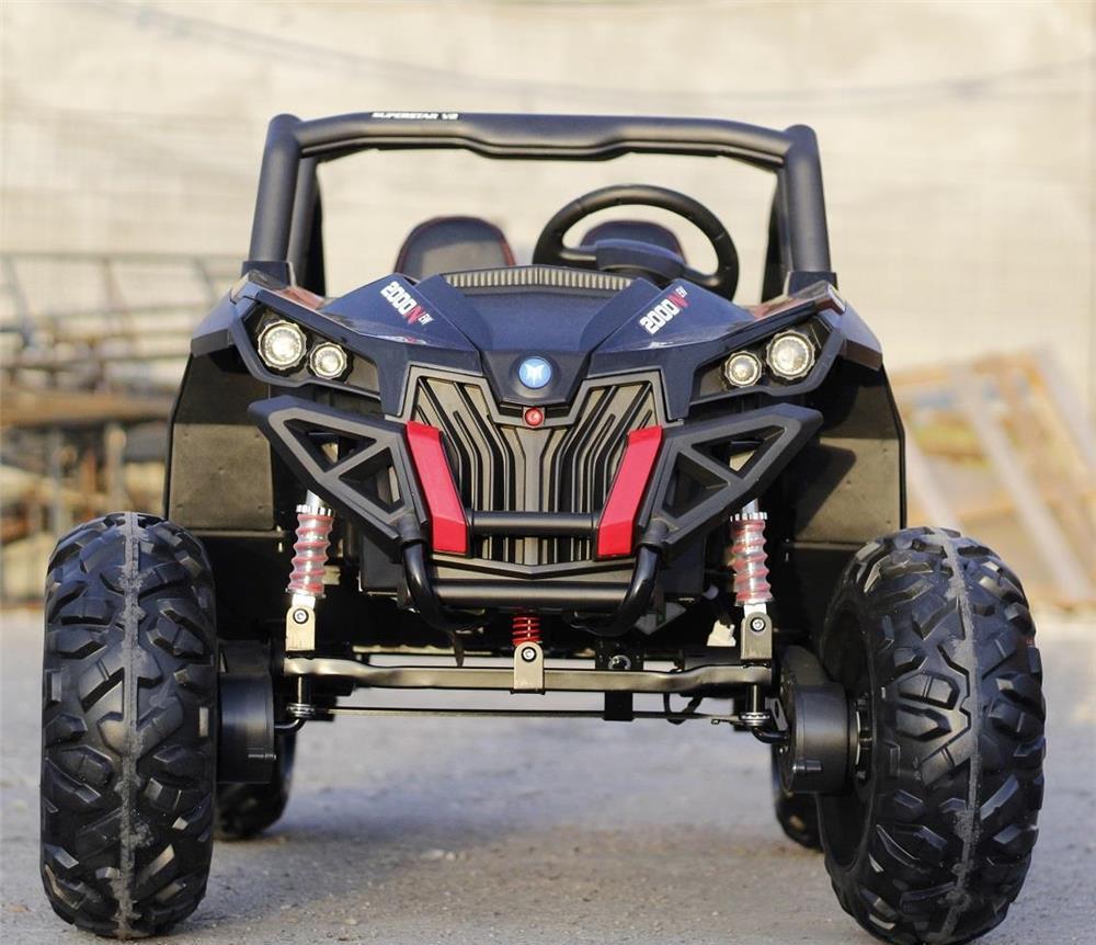 UTV electric pentru 2 copii Rocker XMX603 4x45W 12V PREMIUM Black