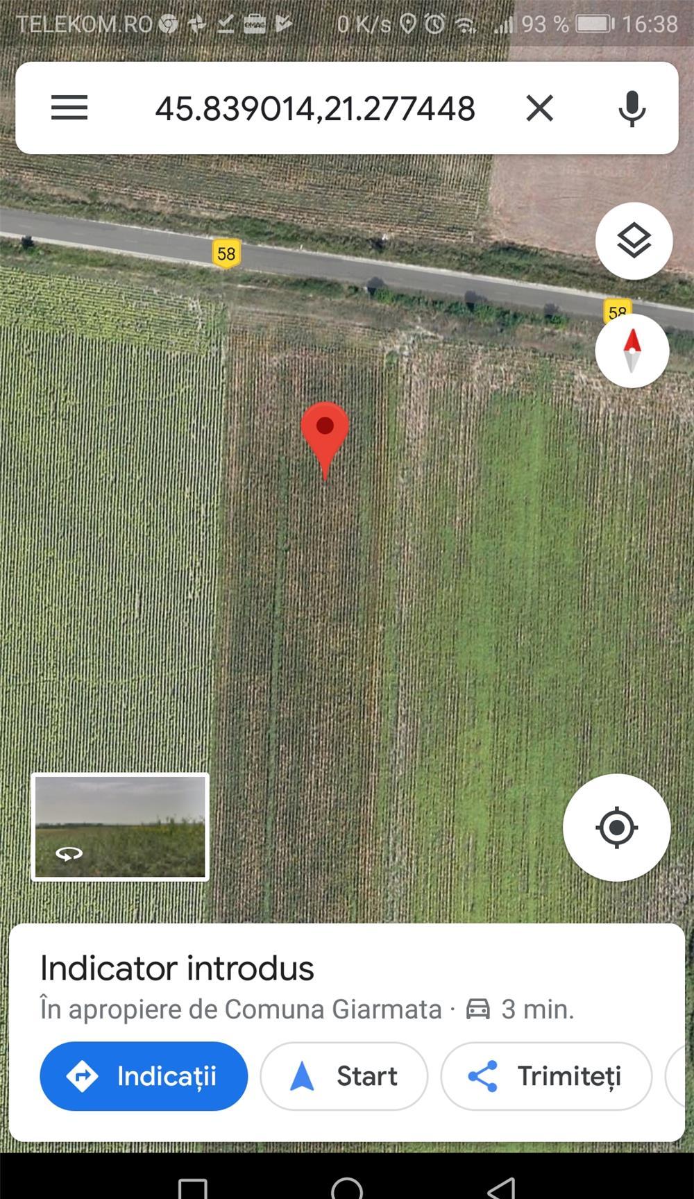 Vând 1ha teren extravilan 17euro m2