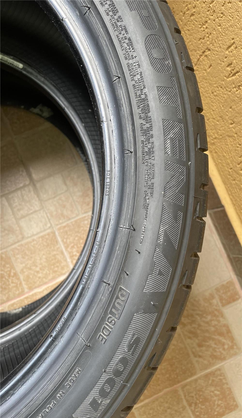 Vand Anvelope 225/40/18 Brigestone Potenza RunFlat - 7.5mm