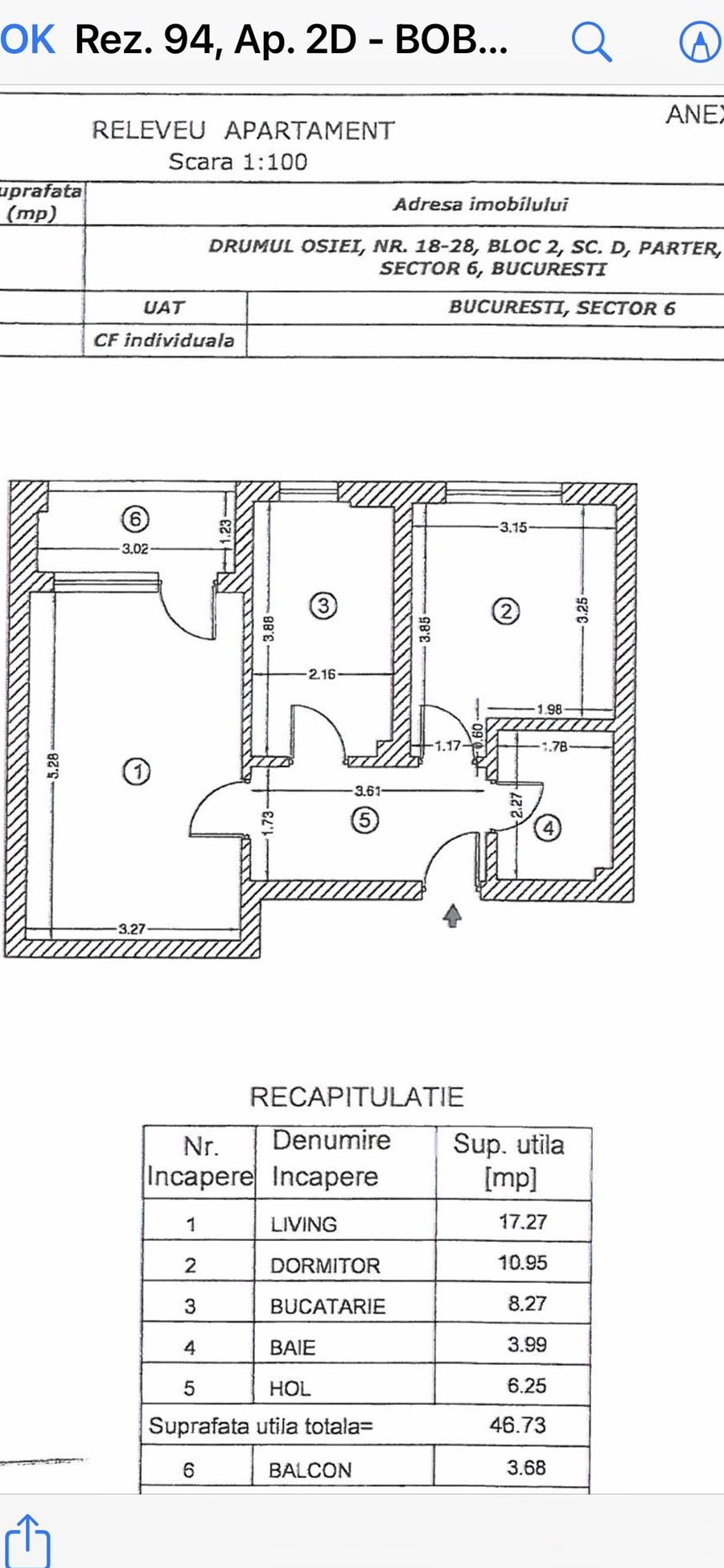 Vand apartament 2 camere decomandat in Residence Rotar Park