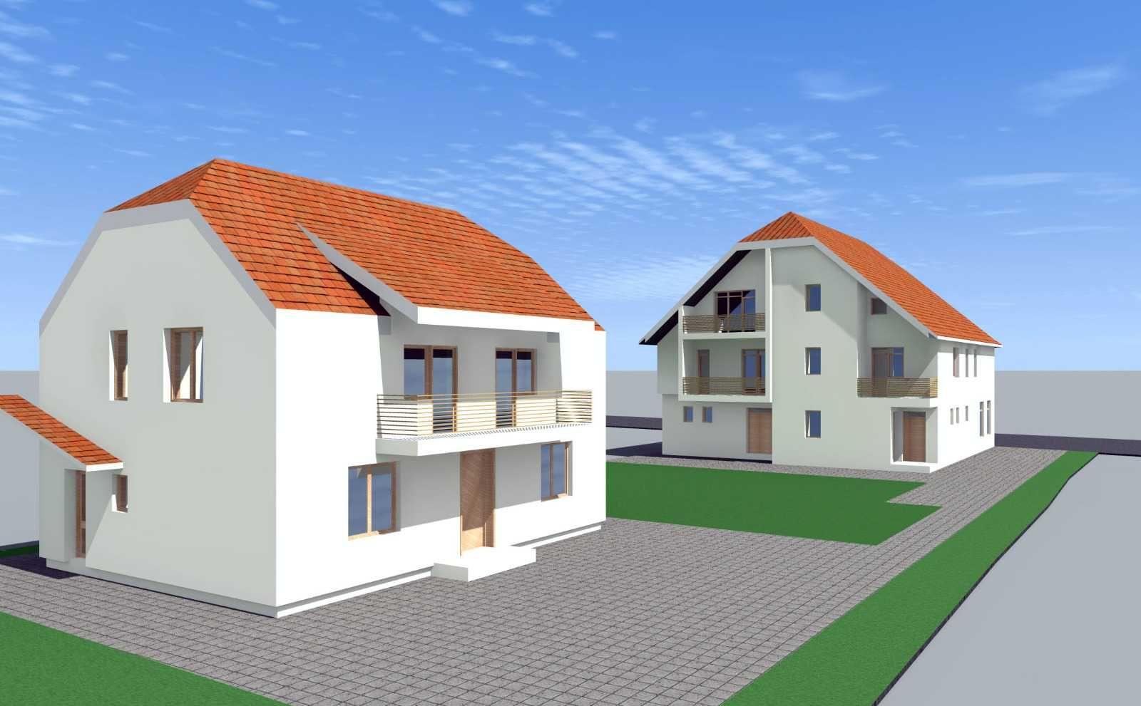 Vând apartamente 2 -3 cam. in centrul com. Șura MICĂ