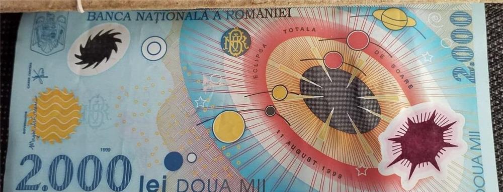 Vand bancnota de 2000 LEI cu autograful lui Florin Piersic