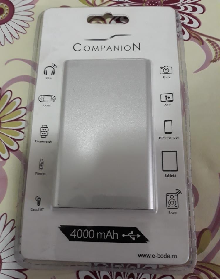Vând bateria externa E-Boda Power 4000 mAh NOUA / SIGILATA