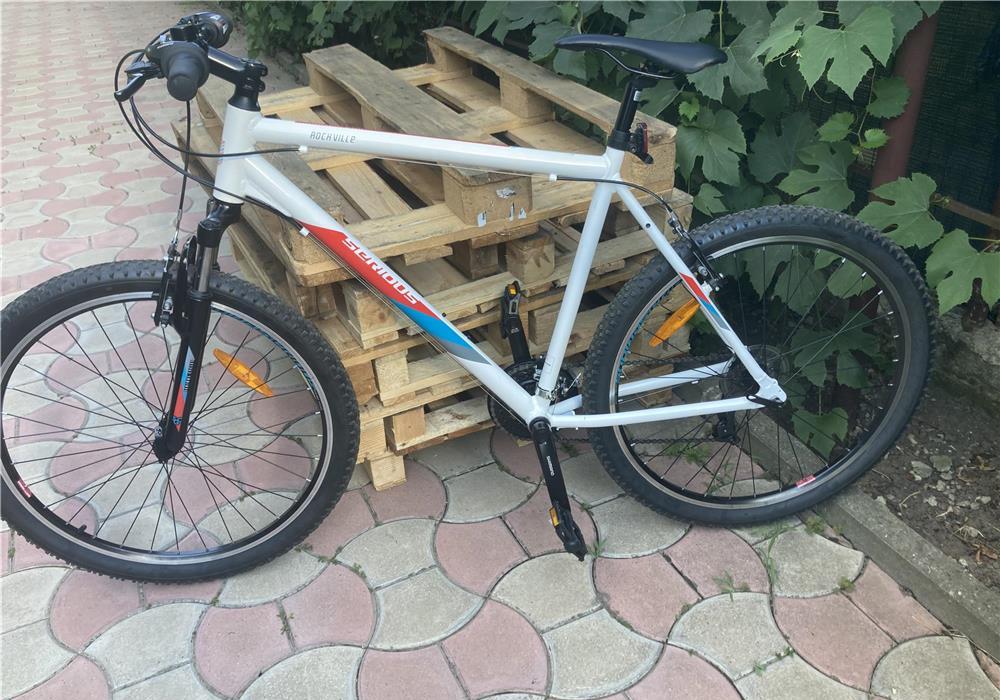 Vand bicicleta de munte Serious Rockville alb/rosu 27,5 "