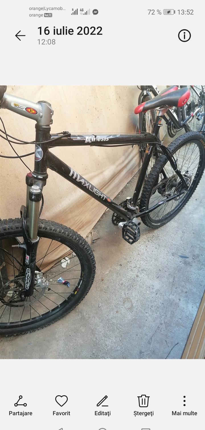 Vand bicicleta semicursa