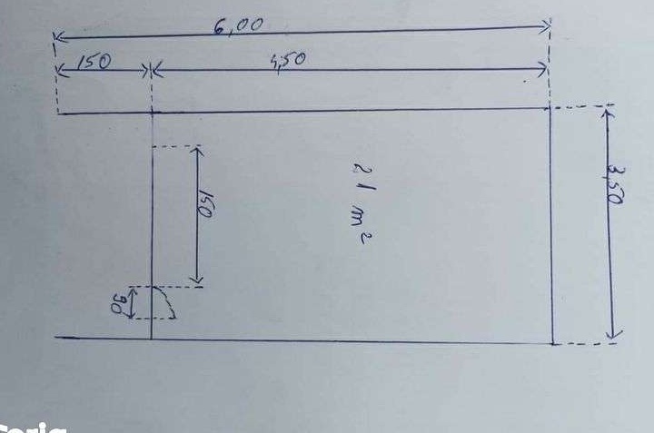 Vând cabană lemn necalibrat la roșu  400 euro m2
