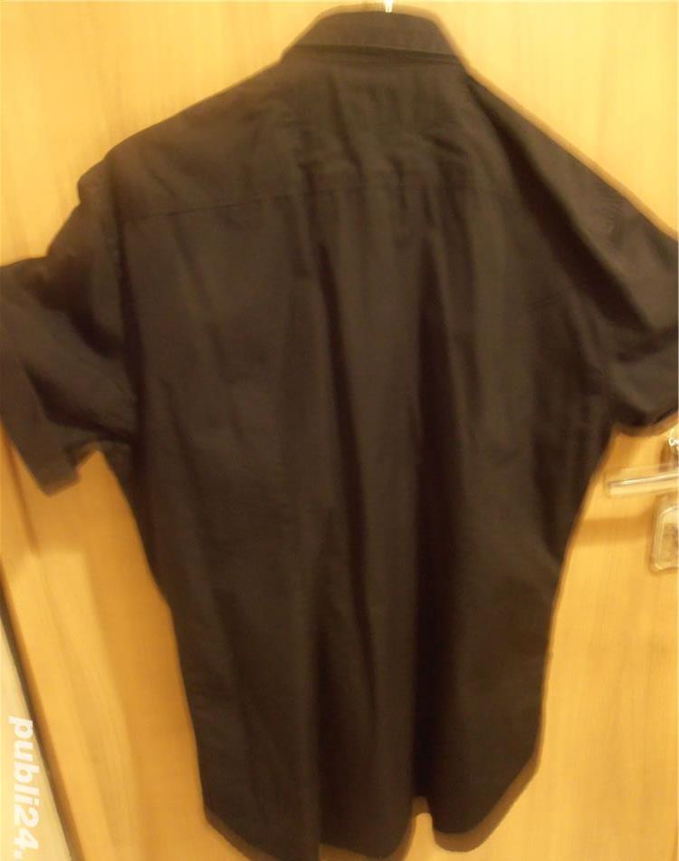 Vand camasa barbateasca, noua, neagra, maneca scurta, nr 44-46, Zara, 100% bumbac, 80 lei