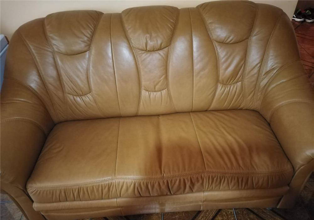 Vand canapele 3 - 2 - 1de piele naturala