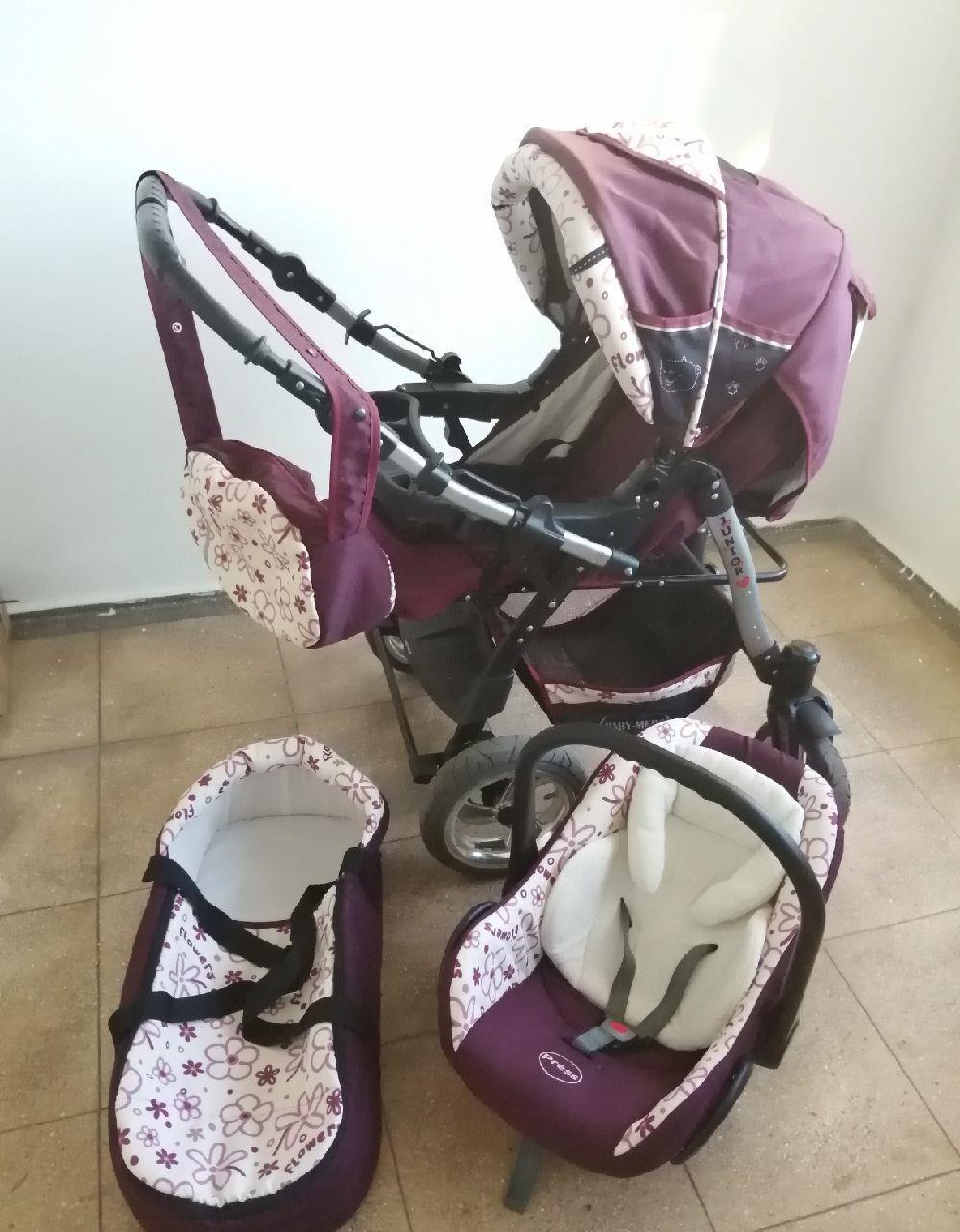 Vând cărucior 3 în 1 Baby Merc Junior