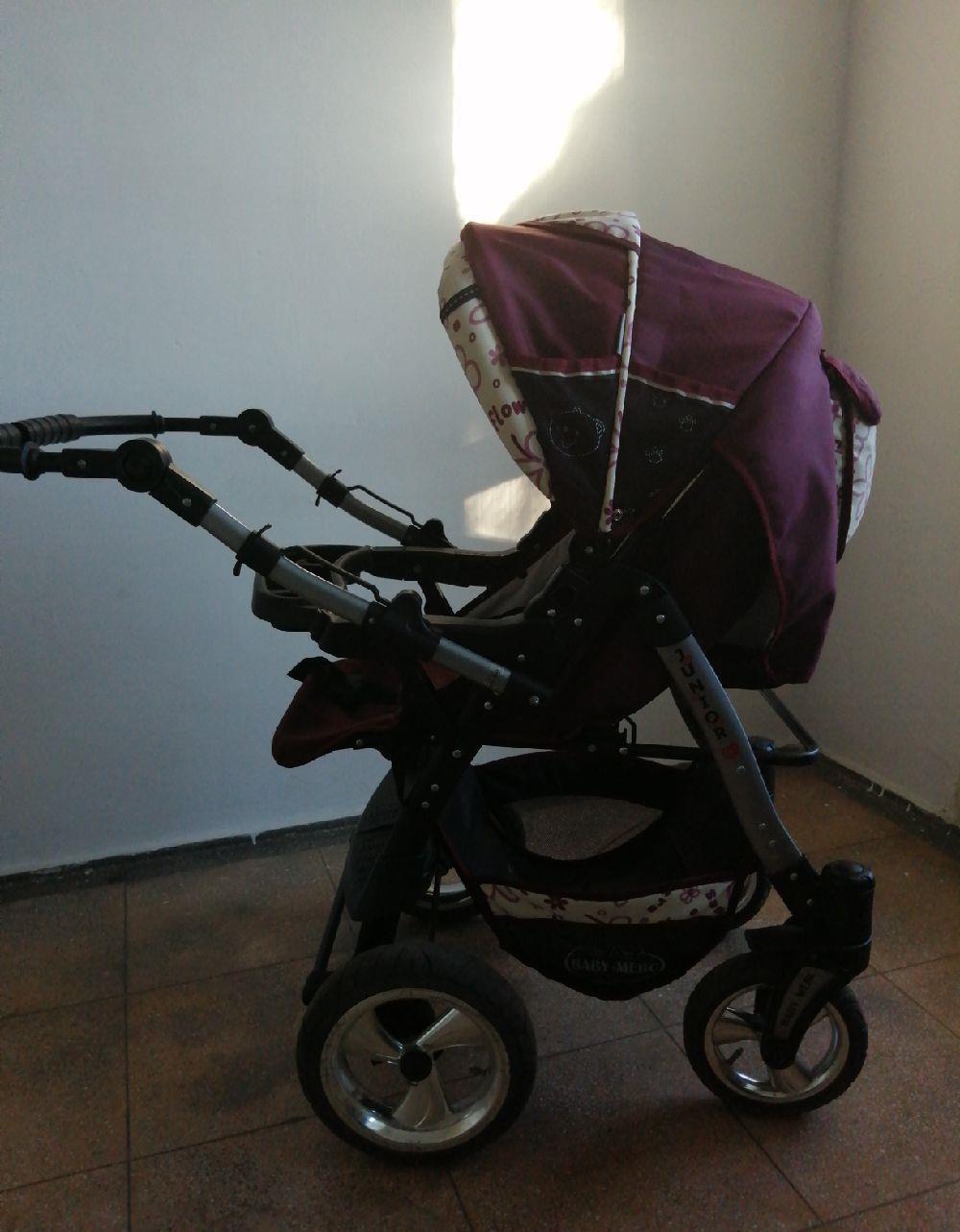 Vând cărucior 3 în 1 Baby Merc Junior