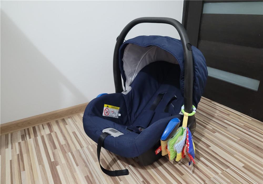 Vand Carucior 3 in 1 (scoica, landou, sport) Adamex Reggio albastru